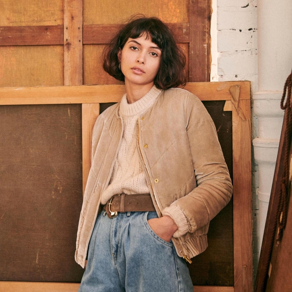 ISO Sezane Denise Velvet Jacket